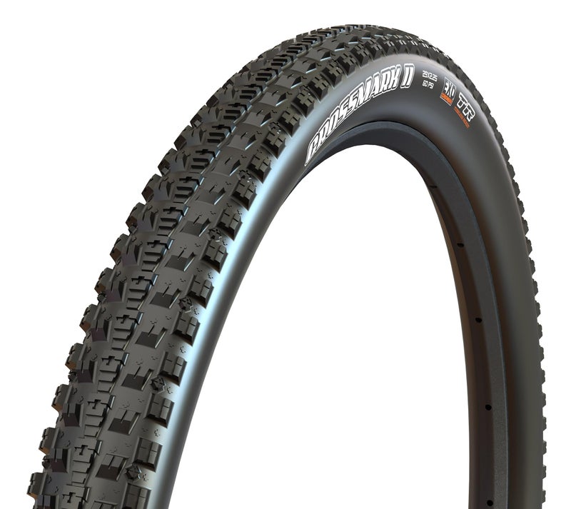 Maxxis ماكسيز كروس مارك II - 29x2.25 - إكس أو، E25 | مركب مزدوج - إكس أو - تصنيف E25، بدون أنابيب | مداس الحافة الوسطى يدور بسرعة كبيرة على الأسطح الصلبة - Image 1